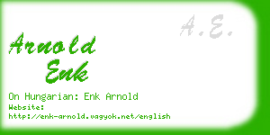 arnold enk business card